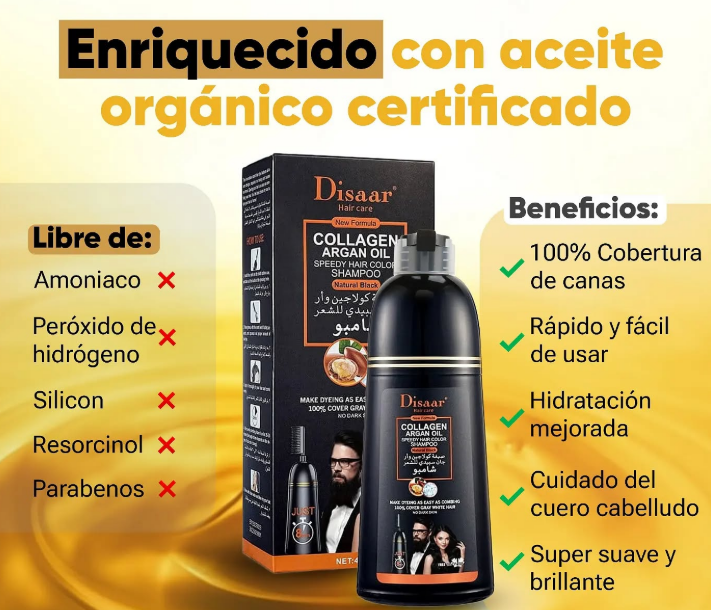 SHAMPOO CUBRE CANAS DISAAR 400 ML