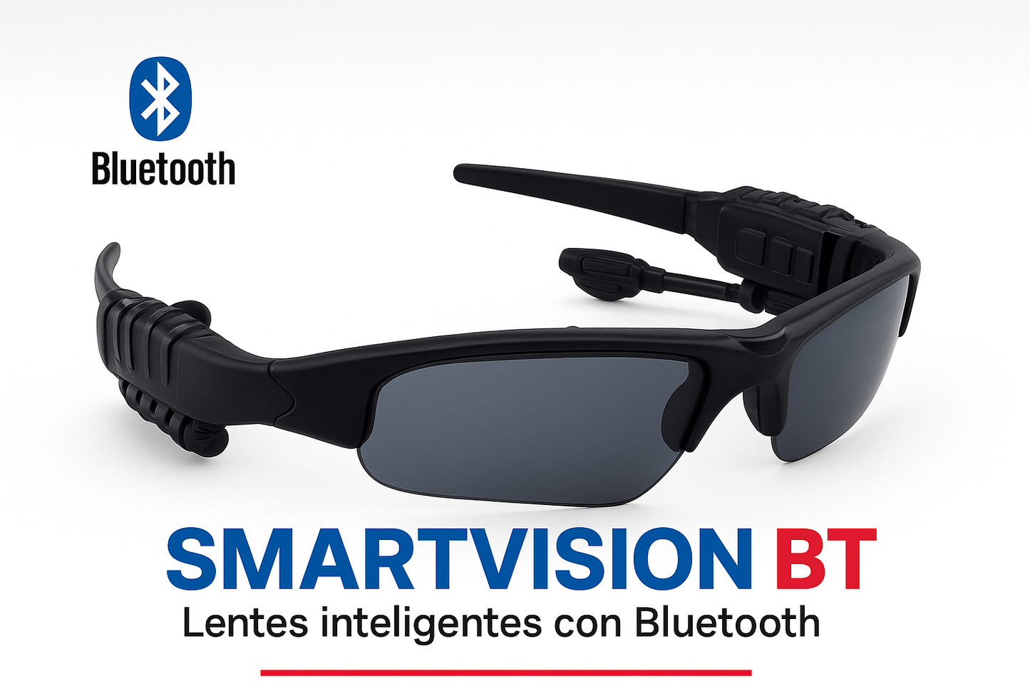 SMARTVISION BT ™ Gafas de Sol con Audífonos y Bluetooth